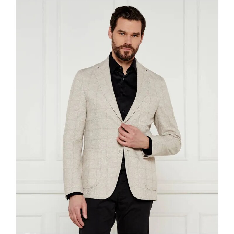 BOSS BLACK Sako C-Hanry-J-252 | Slim Fit | s prímesou ľanu 62350482