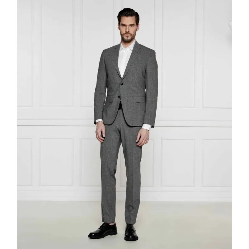 BOSS BLACK Oblek H-Huge-2Pcs-224 | Slim Fit | s prímesou vlny 61865967