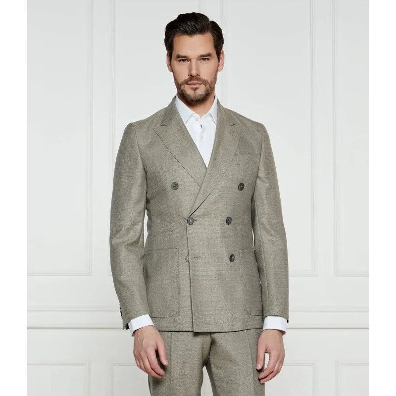 BOSS BLACK Vlnená sako C-Huge-DB-251 | Slim Fit 61995830