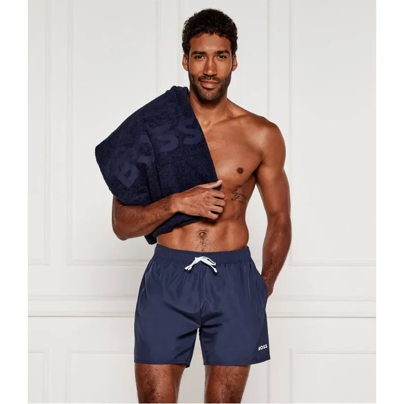 BOSS BLACK Šortky na plávanie + uterák + batoh Beach Set | Regular Fit 61174231