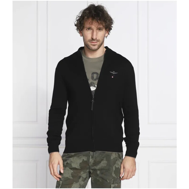 Aeronautica Militare Vlnený kardigán | Regular Fit 36147926