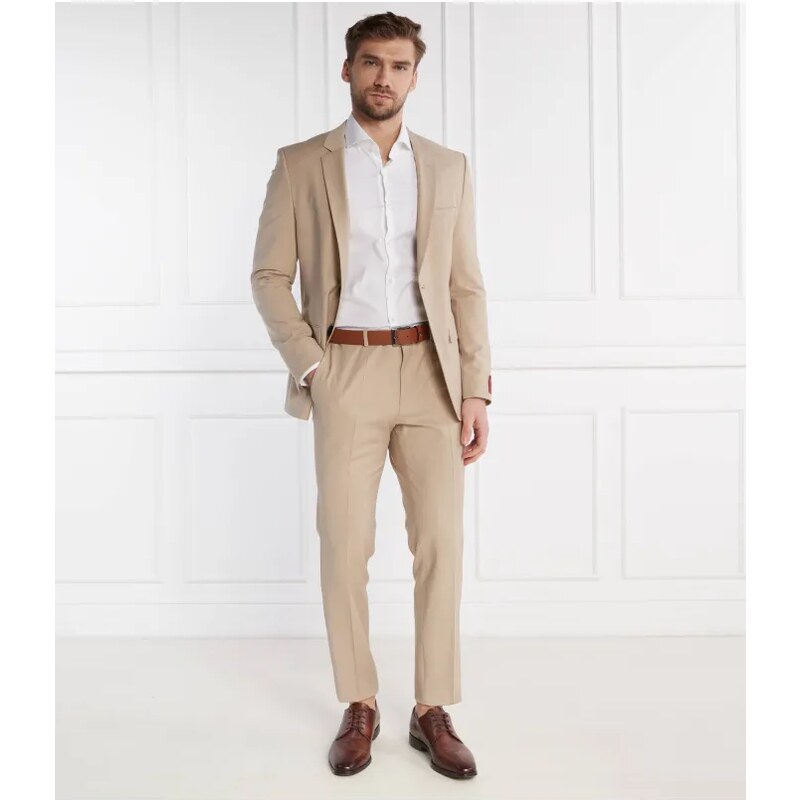 HUGO Oblek Arti/Hesten232X | Slim Fit | s prímesou vlny 50224351