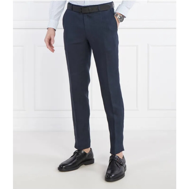 Joop! Ľanové chino nohavice JT-18Hank | Slim Fit 62756297