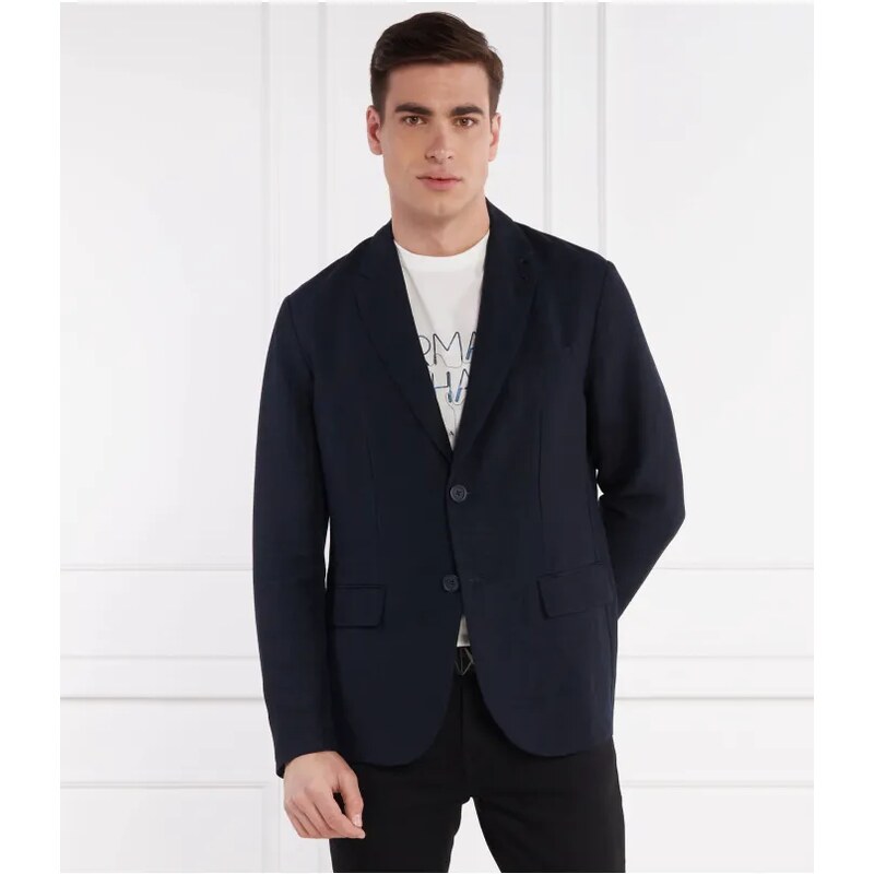 Armani Exchange Ľanová sako | Regular Fit 49330502
