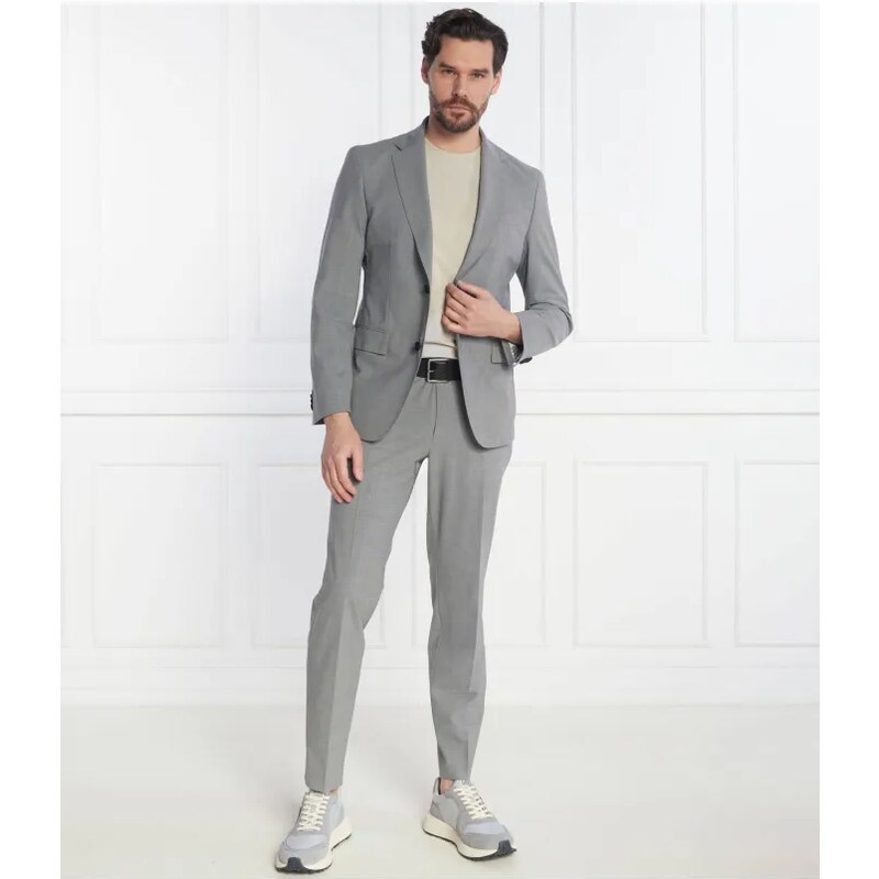 BOSS BLACK Oblek P-Huge-2Pcs-242 | Slim Fit | s prímesou vlny 49104594