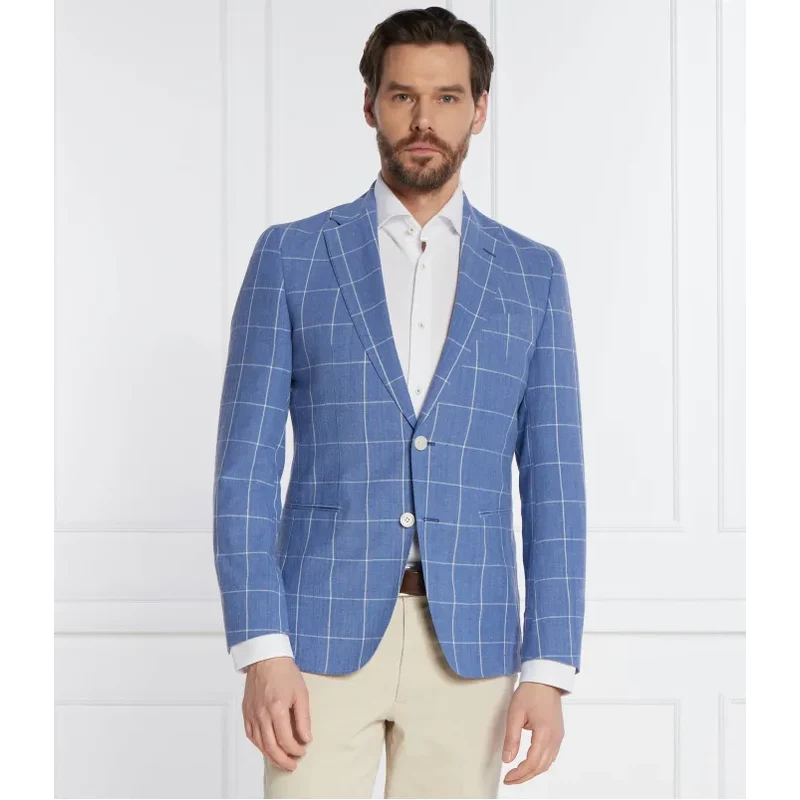 BOSS BLACK Sako C-Huge | Slim Fit | s prímesou ľanu 48918358