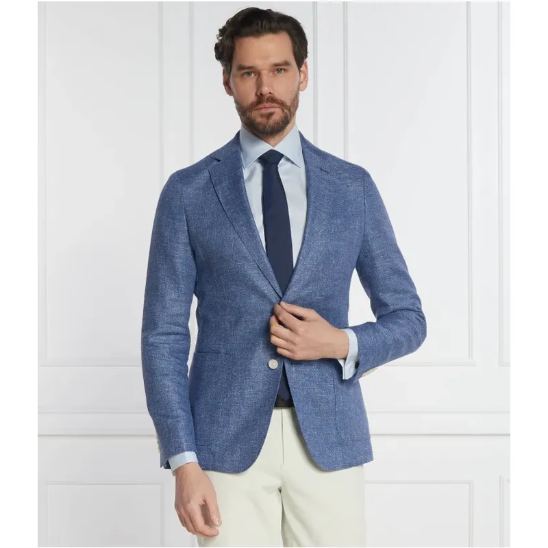 BOSS BLACK Ľanová sako Hanry | Regular Fit 48697778