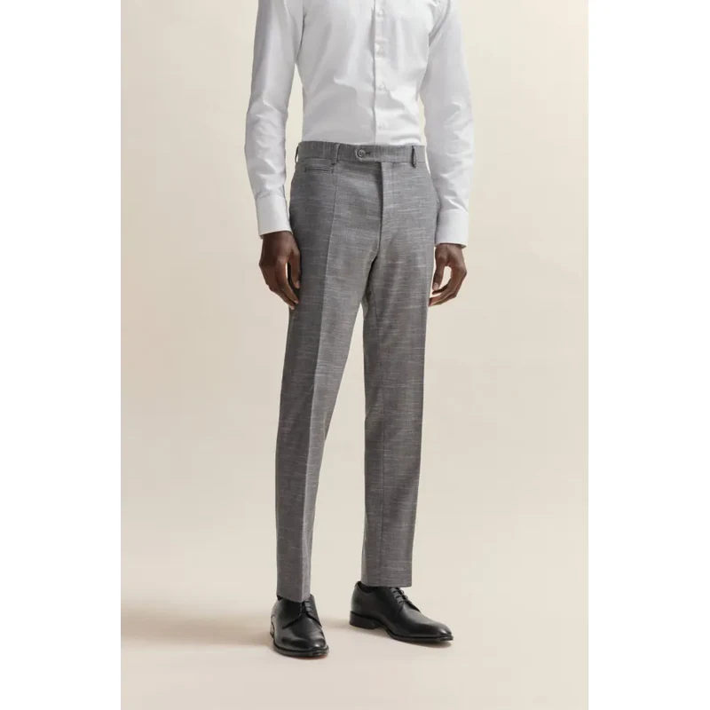 BOSS BLACK Vlnené nohavice H-Genius-241 | Regular Fit | s prímesou 47085676
