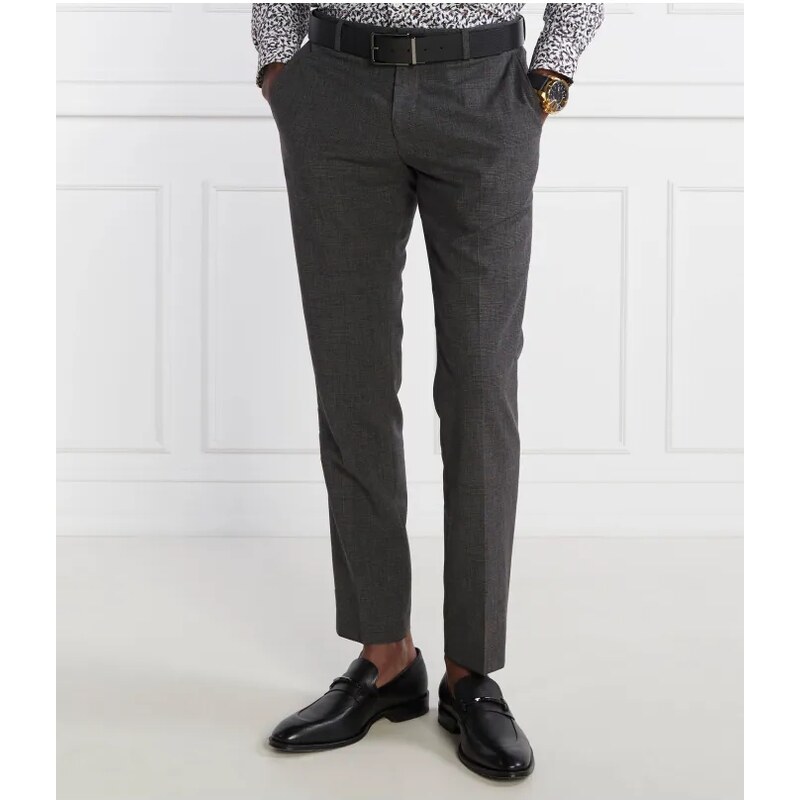 BOSS BLACK Nohavice Genius | Slim Fit | s prímesou vlny 46204558