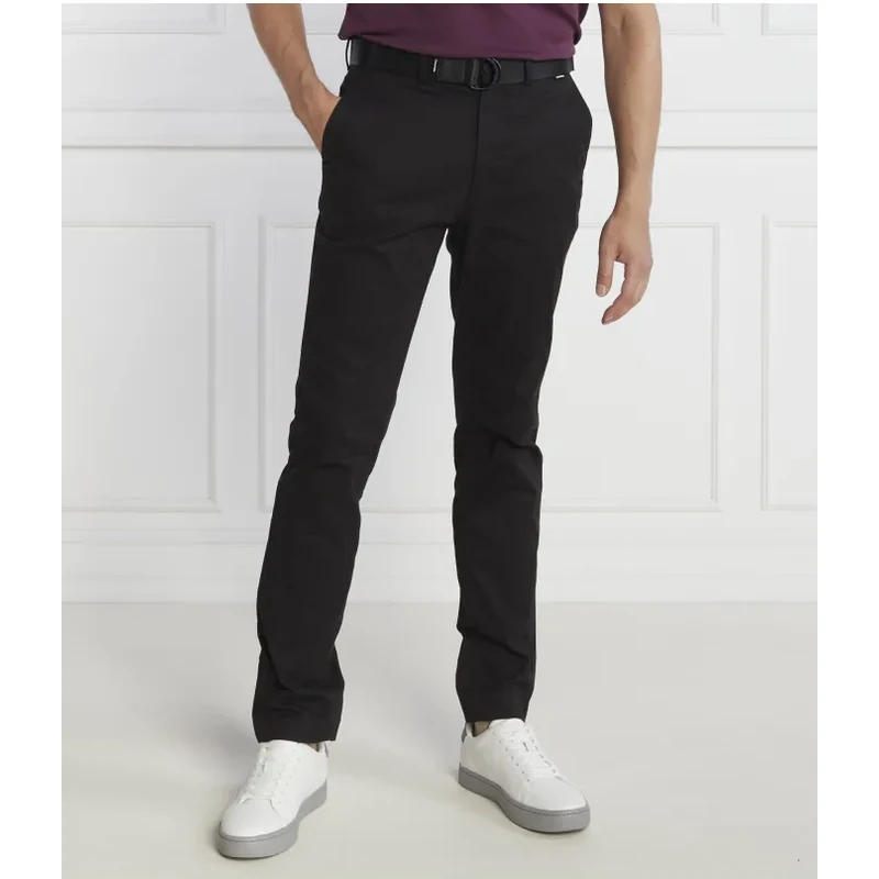 Calvin Klein Chino nohavice + opasok MODERN TWILL | Slim Fit 45416258