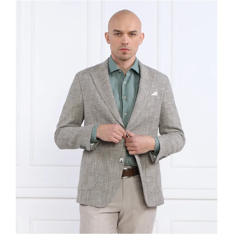 Oscar Jacobson Sako Ferry Patch | Slim Fit 39505015