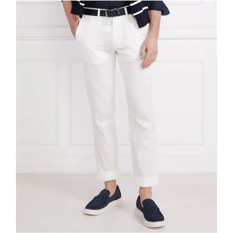 POLO RALPH LAUREN Ľanové nohavice | Straight fit 38125721