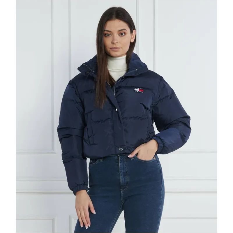 Tommy Jeans Páperová bunda 2v1 BADGE CROP VEST DOWN PUFFER | Cropped 36677361