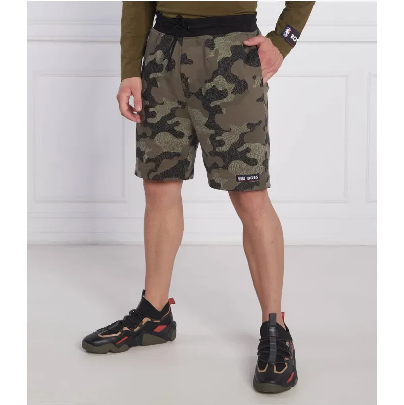 BOSS ORANGE Šortky BOSS x NBA Slam_Camo | Regular Fit 36100635