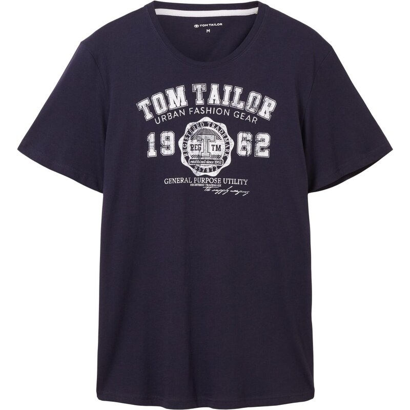 TOM TAILOR Tričko tmavomodrá / biela 64818429