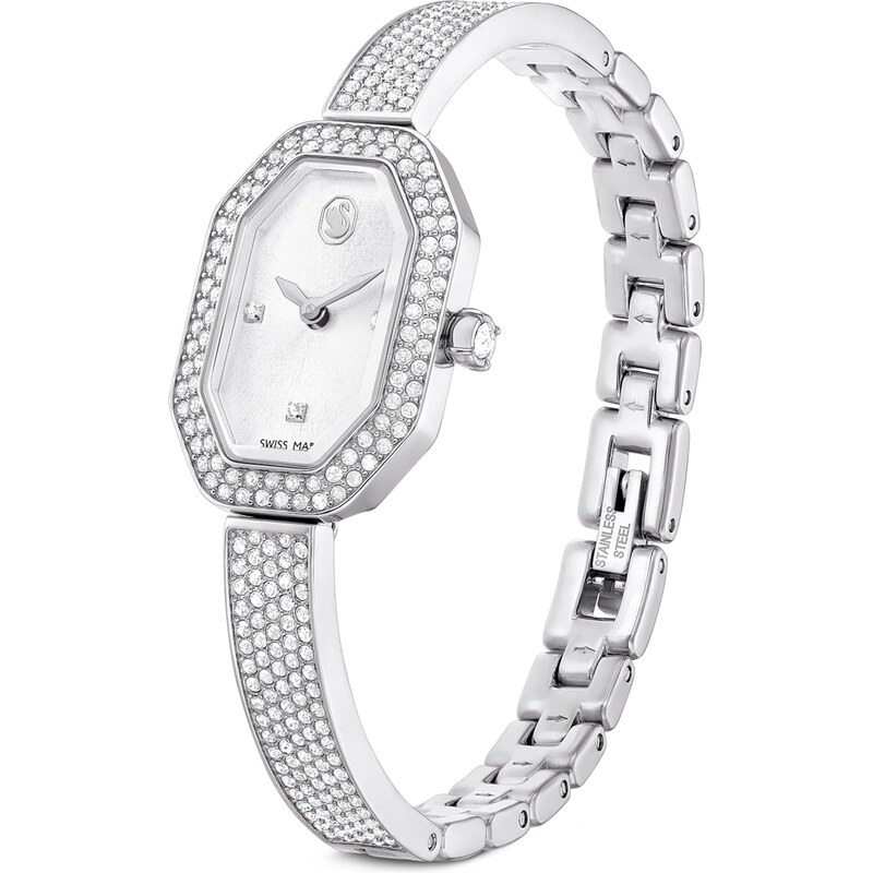 Swarovski Analógové hodinky Dextera strieborná / priehľadná 64818435
