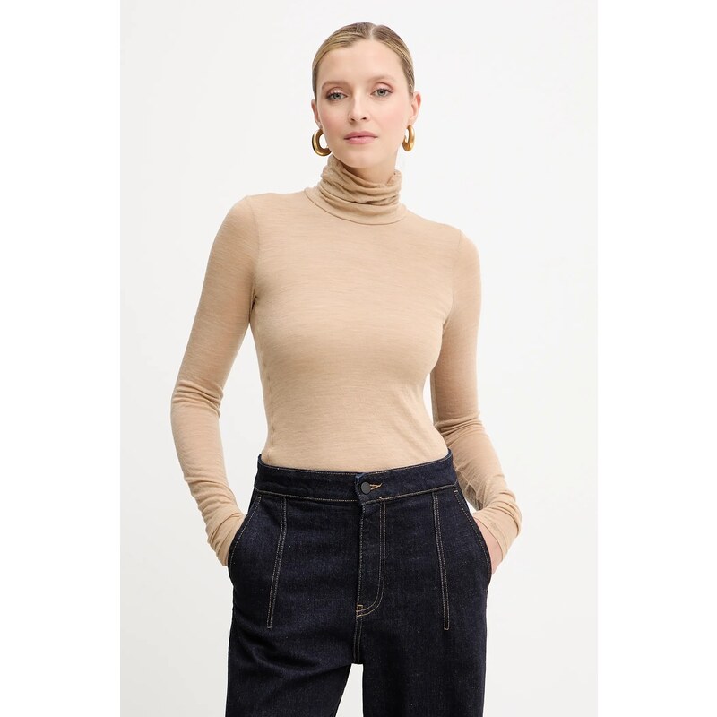 Vlnené tričko s dlhým rukávom Liviana Conti 66513712