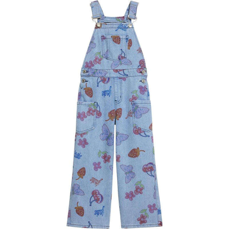 Desigual Nohavice na traky modrá / zmiešané farby 65656941