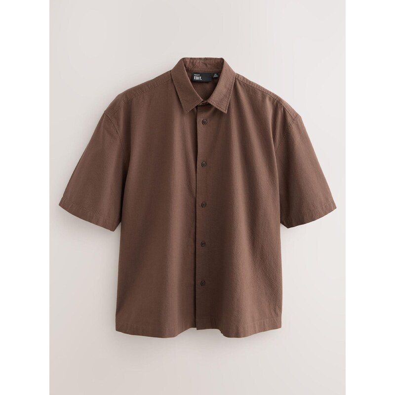 Next Košeľa Edit hnedá 64882981