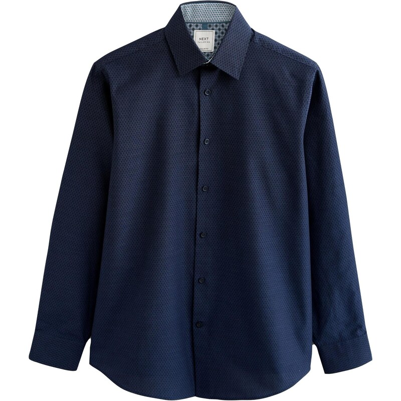 Next Košeľa námornícka modrá / biela 64883004