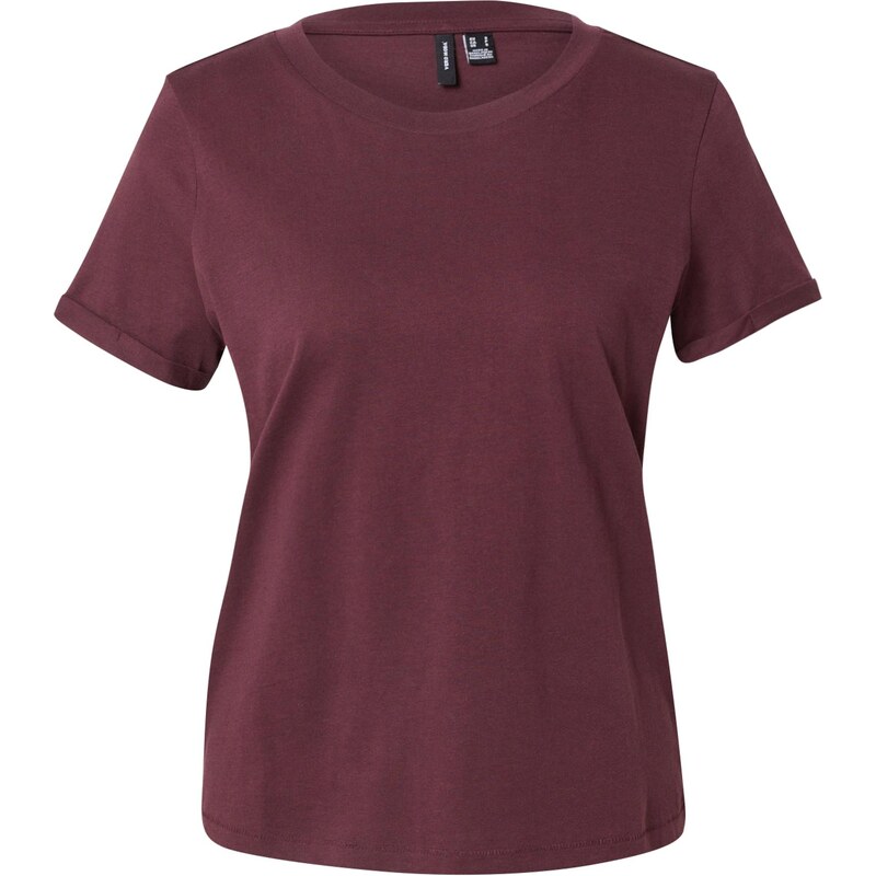 VERO MODA Tričko VMPAULA vínovo červená 65658907