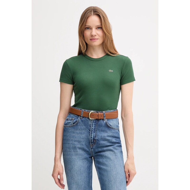 Bavlnené tričko Lacoste 64818116