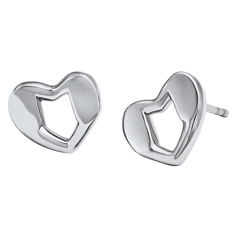 Michael Kors Srdiečkové strieborné náušnice Kors Love MKC1779040 66585907