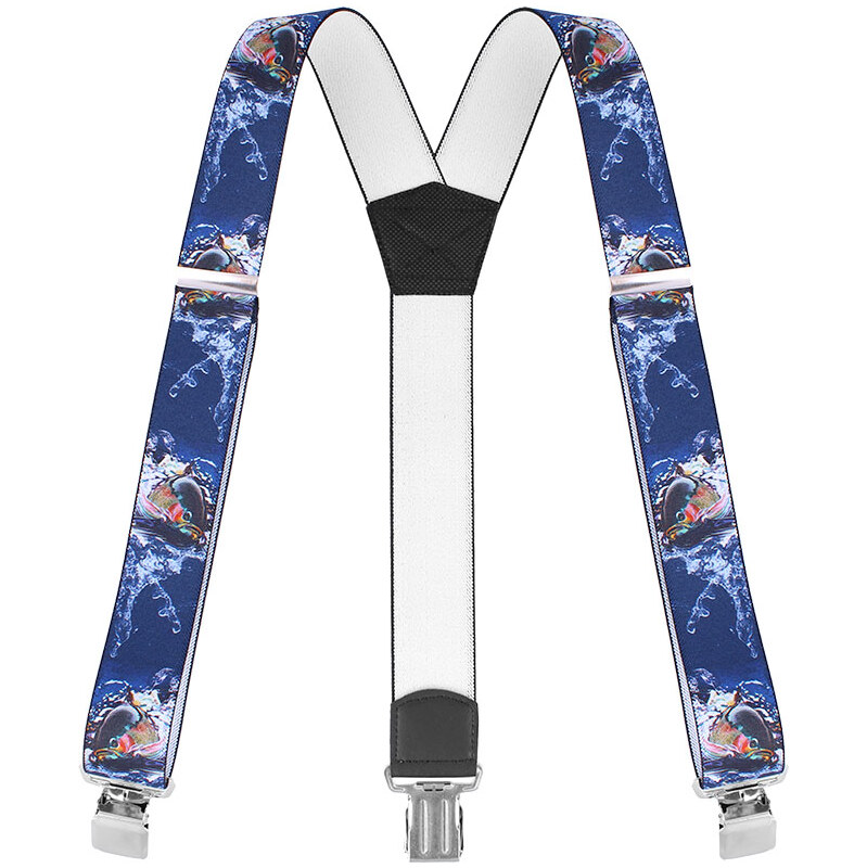 Rybárske traky na nohavice modré 16957404