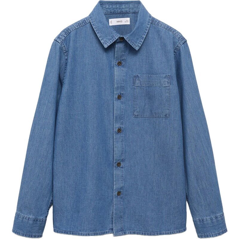 MANGO KIDS Košeľa TONI modrá denim 65582152