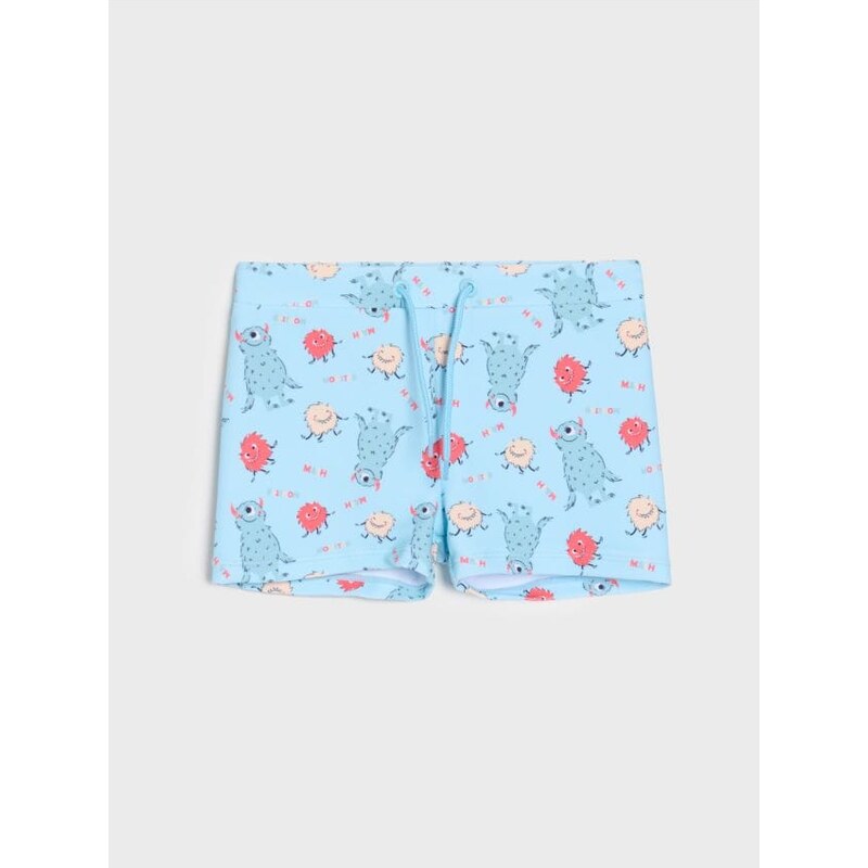 Sinsay - Vzorované plavky - svetlomodrá 65743097