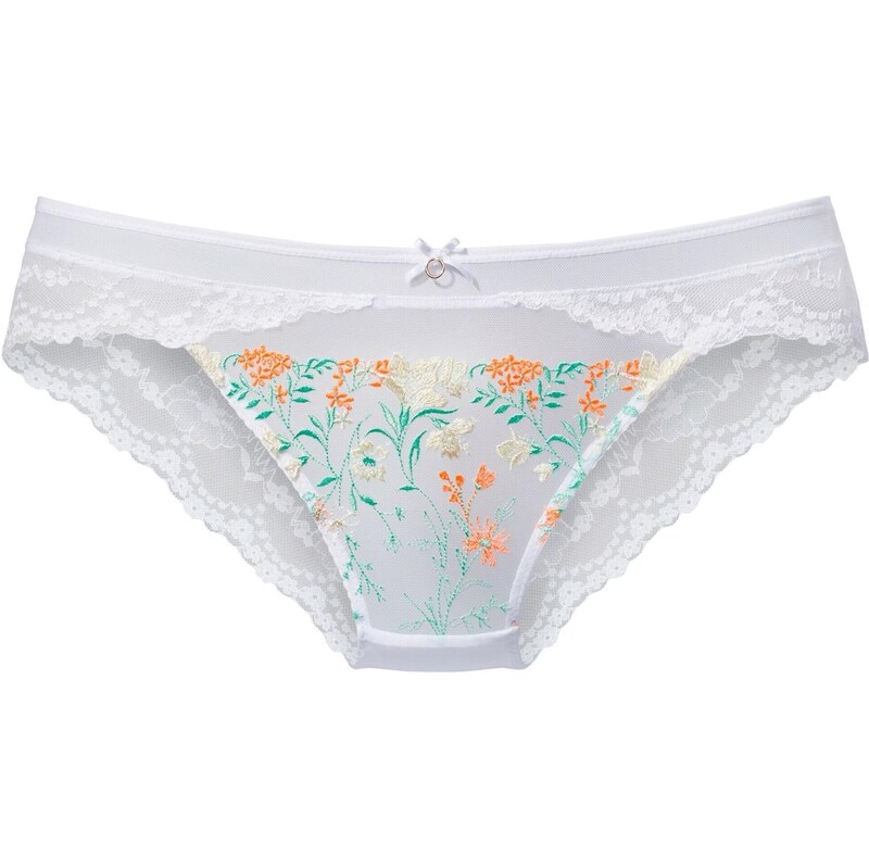 LASCANA Nohavičky zelená / oranžová / biela 65648322