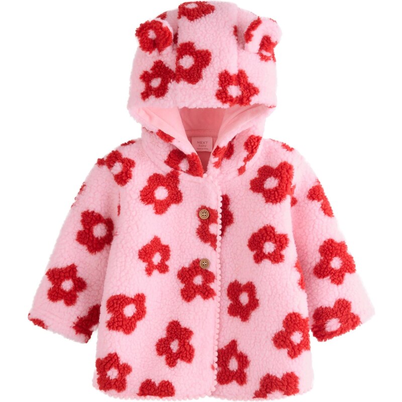 Next Prechodná bunda ružová / červená 65654972