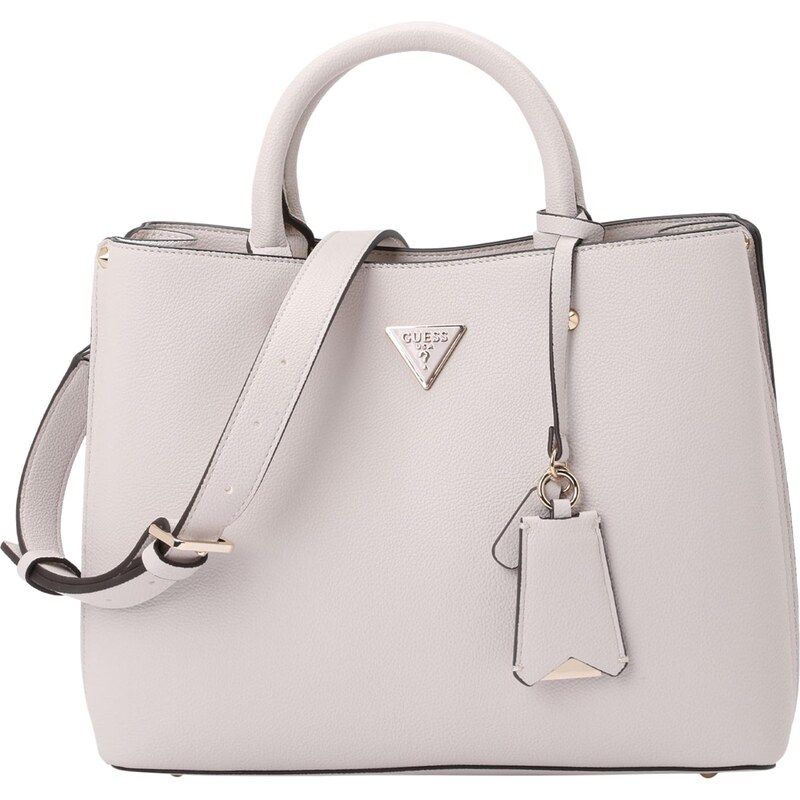 GUESS Kabelka MERIDIAN II GIRLFRIEND SATCHEL slonová kosť / zlatá 64818531