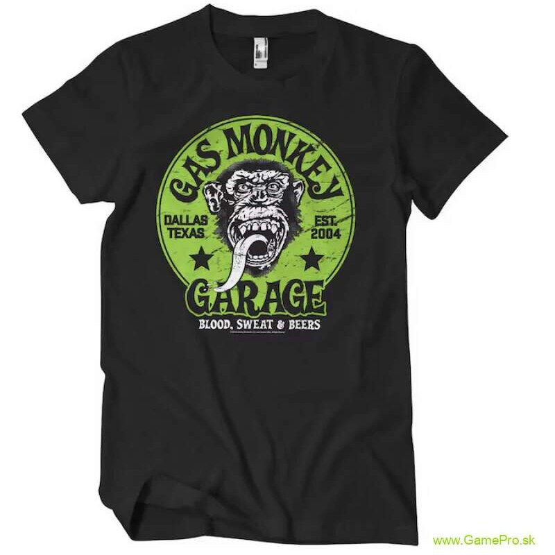 Hybris Gas Monkey Garage Green Logo (tričko) 64818793