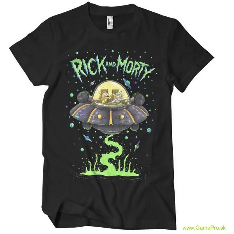 Hybris Rick And Morty - Spaceship (tričko) 64818795