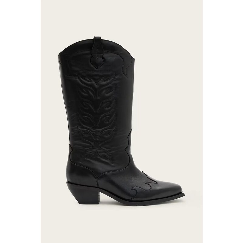 Kožené kovbojské topánky AllSaints Dolly Boot 64826330