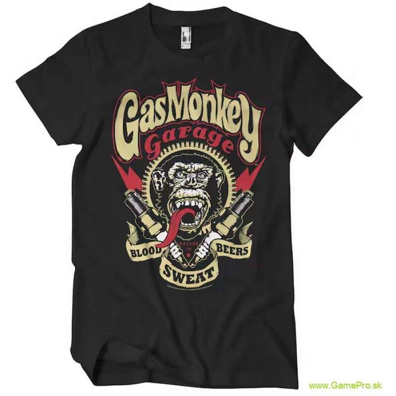 Hybris Gas Monkey Garage Spark Plugs (tričko) 64819037