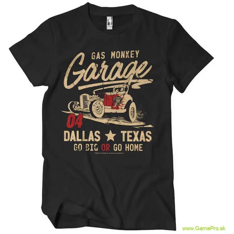 Hybris Gas Monkey Garage Go Big Or Go Home (tričko) 64819040