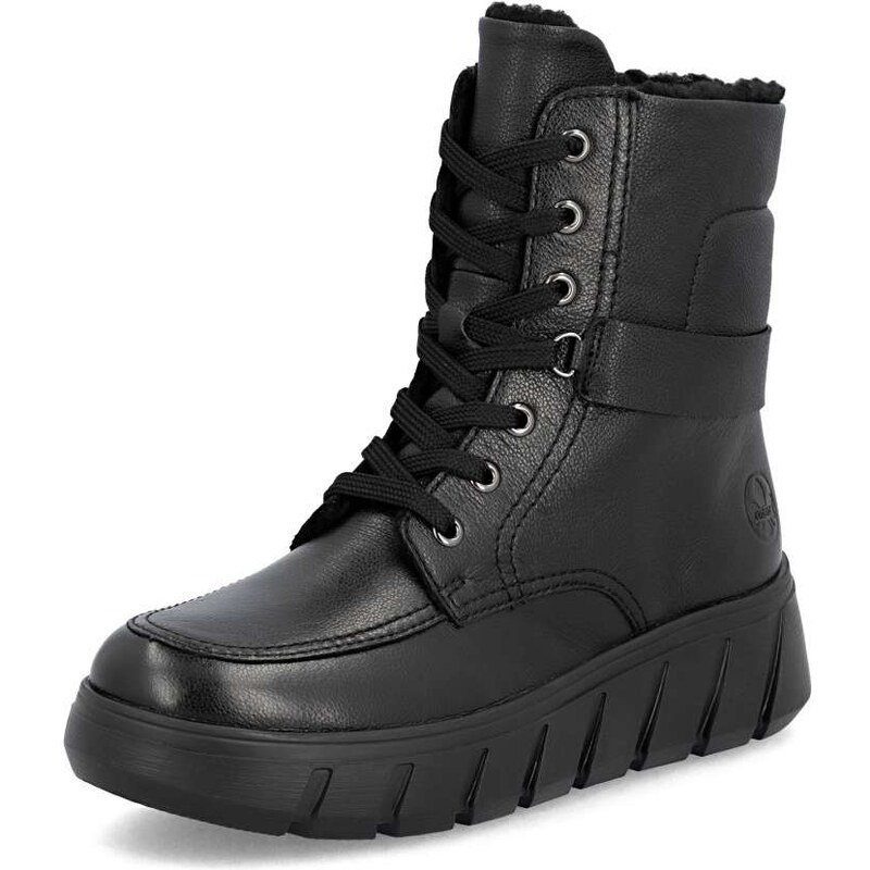 Dámska členková obuv RIEKER Y3503-00 čierna W5 64819496