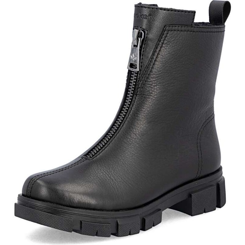 Dámska členková obuv RIEKER Y7158-00 čierna W5 64819497