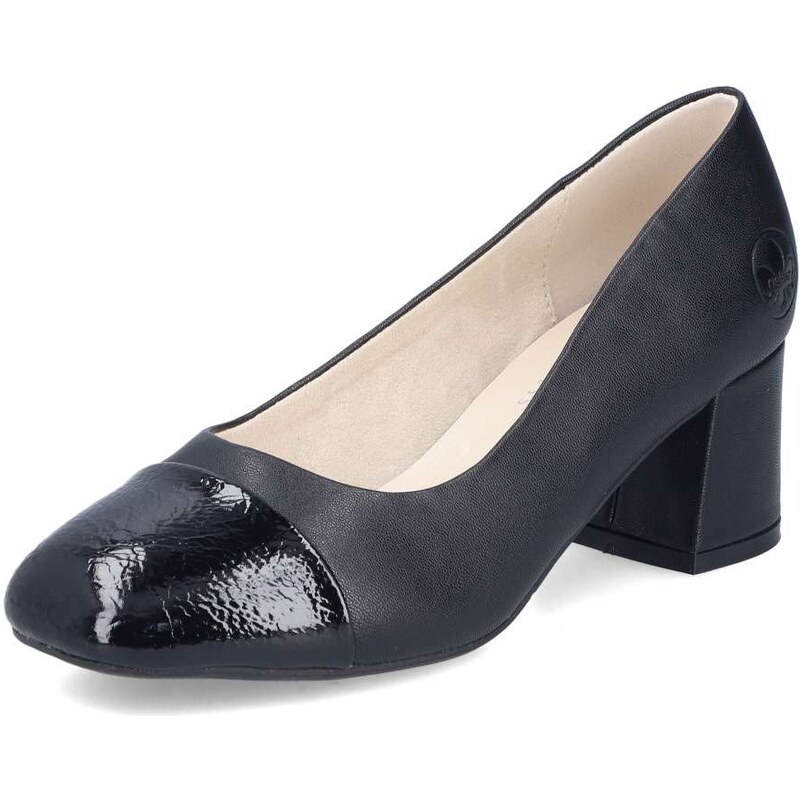 Dámske lodičky RIEKER 44760-00 čierna S6 64819503