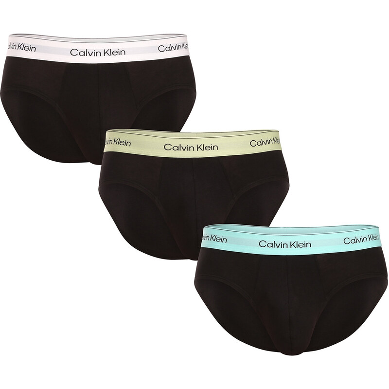 3PACK pánske slipy Calvin Klein čierné (NB4388-VRB) 64513545