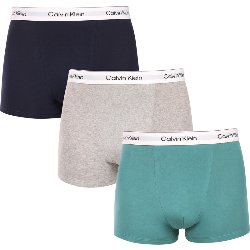 Poškoděný obal - 3PACK pánske boxerky Calvin Klein viacfarebné (NB4286 68456364