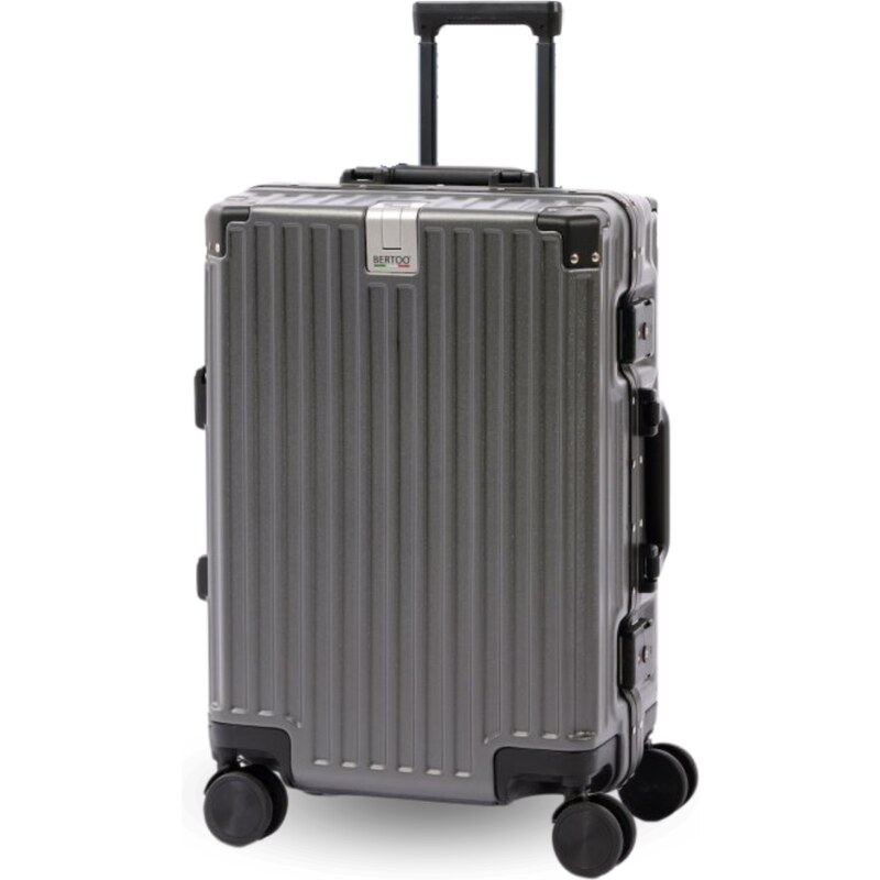 Cestovný kufor BERTOO Palermo - tmavo šedý 62968279