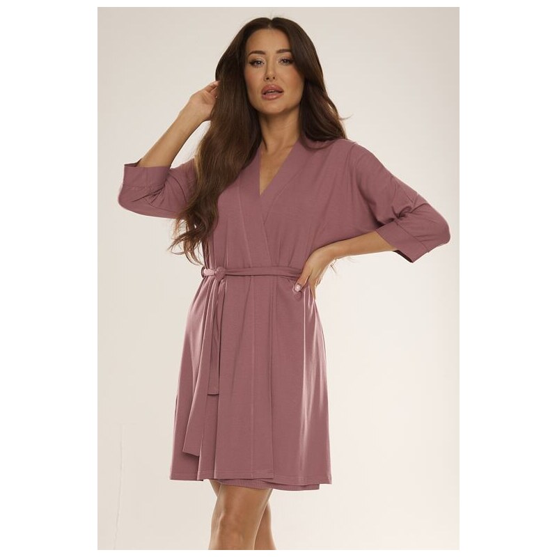 De Lafense Dámsky viskózový župan Visa staroružový 64838279