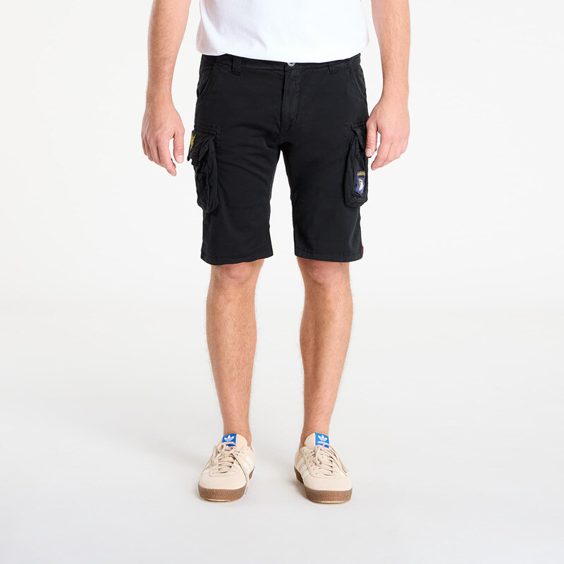 Šortky Alpha Industries Inc. Crew Short Patch Black 32 64822437
