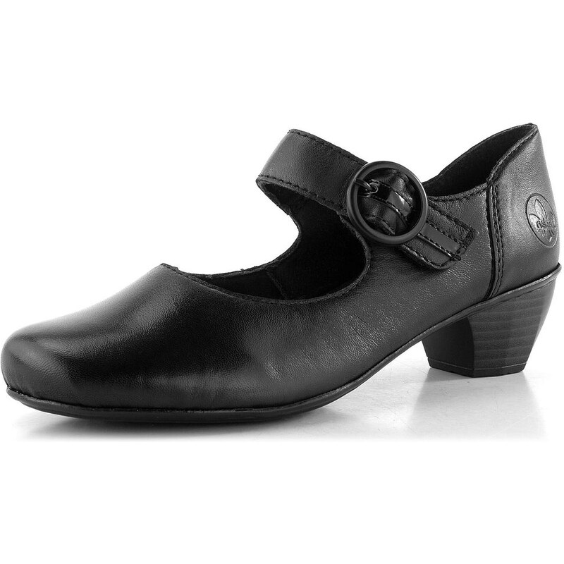 Rieker lodičky s priehlavkovým pásikom čierne 41756-00 65611909