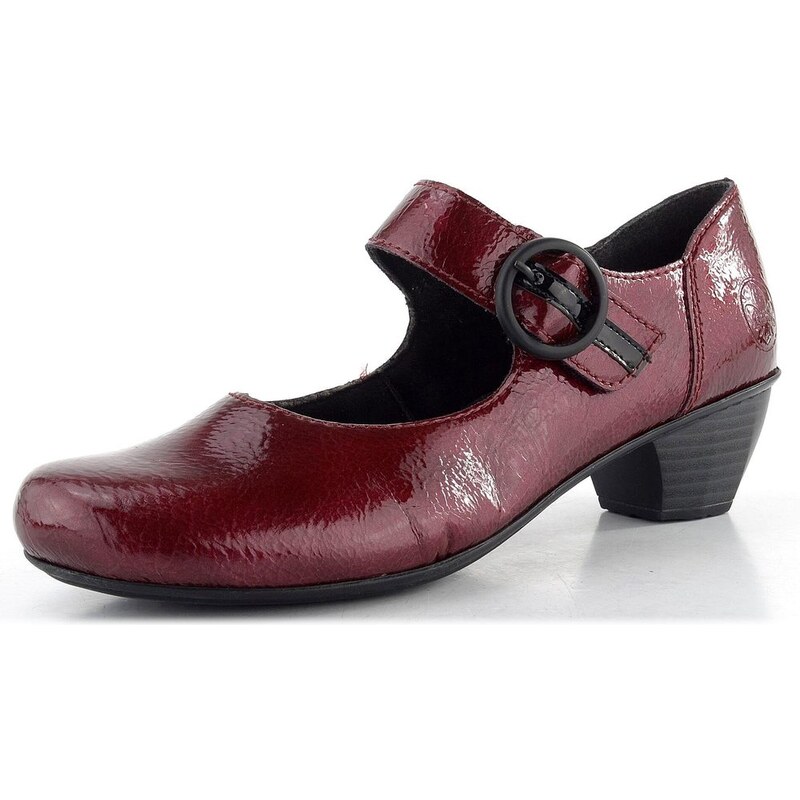 Rieker lodičky s priehlavkovým pásikom červené 41756-33 65611910