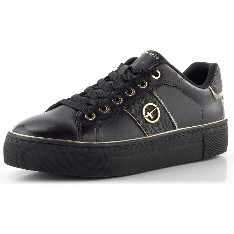 Tamaris tenisky na platforme black uni 1-23724-42 65611905