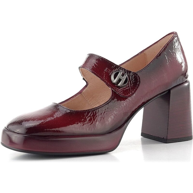 Hispanitas lodičky s pásikom a širokým podpätkom Tokio wine HI254305 65612183